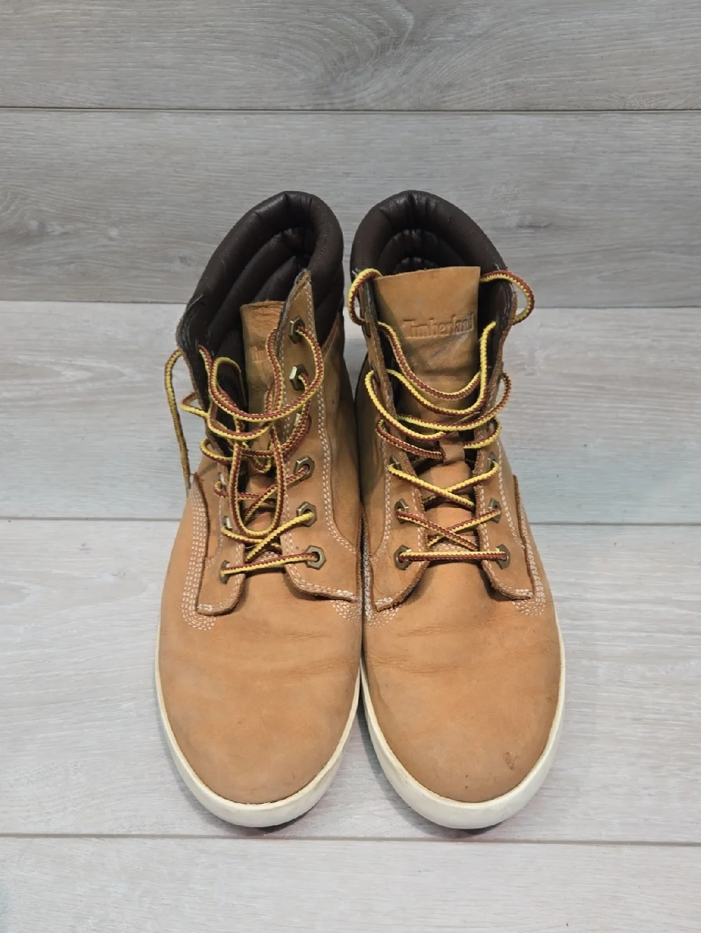 Timberland MenA24118 Ortholite Chestnut Leather HighTop Sneakers Shoes Boots 10